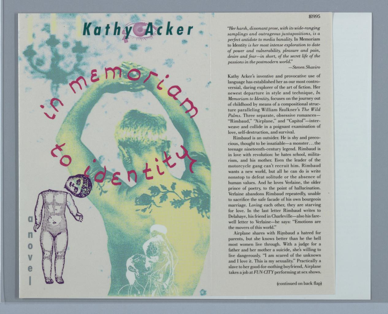 In Memoriam to Identity: A Novel