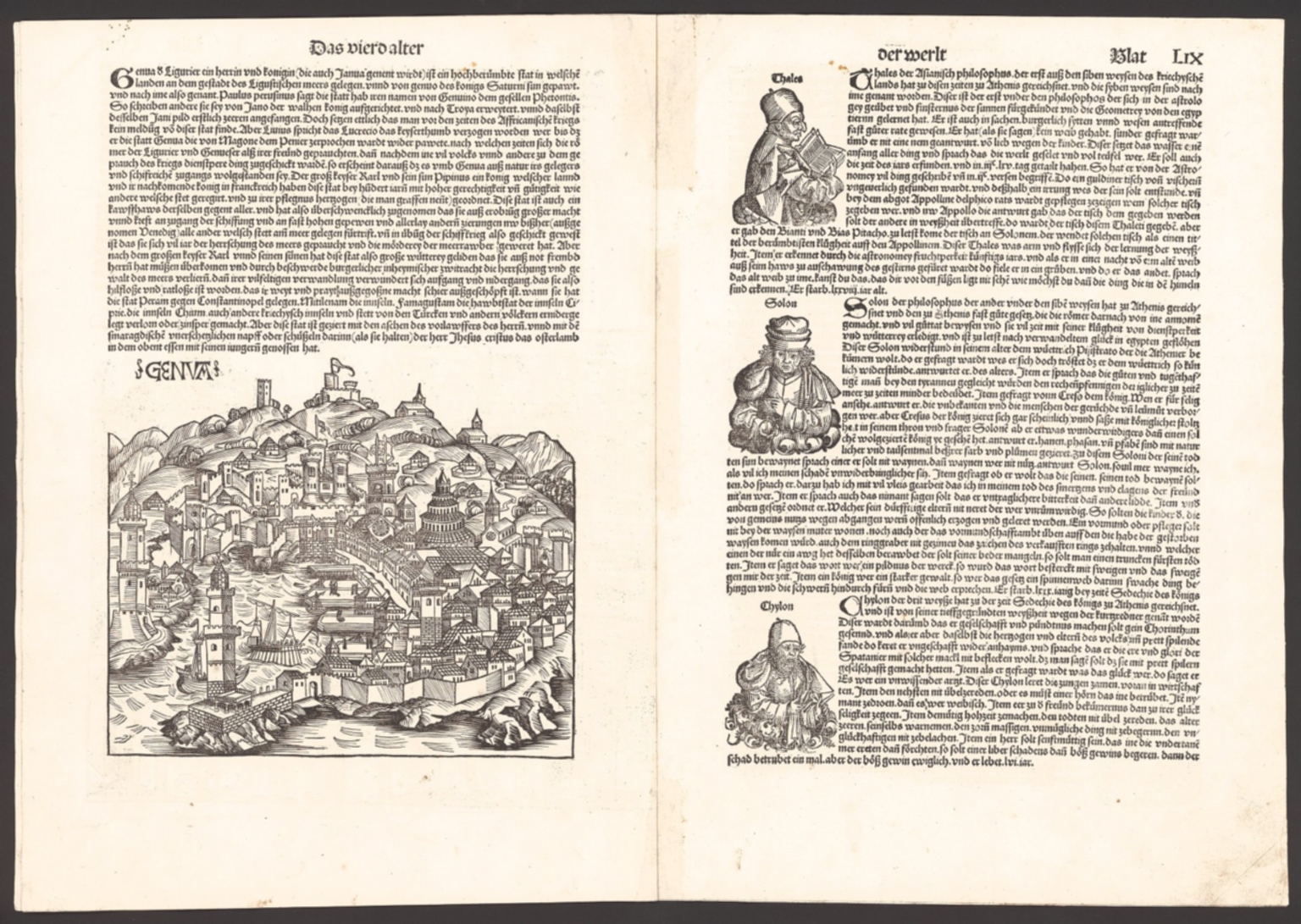 Blat LIX Genva (Geneva) (Nuremberg Chronicle)