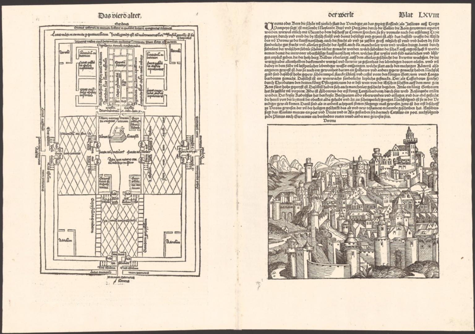 Blat LXVIII Verona (Nuremberg Chronicle)