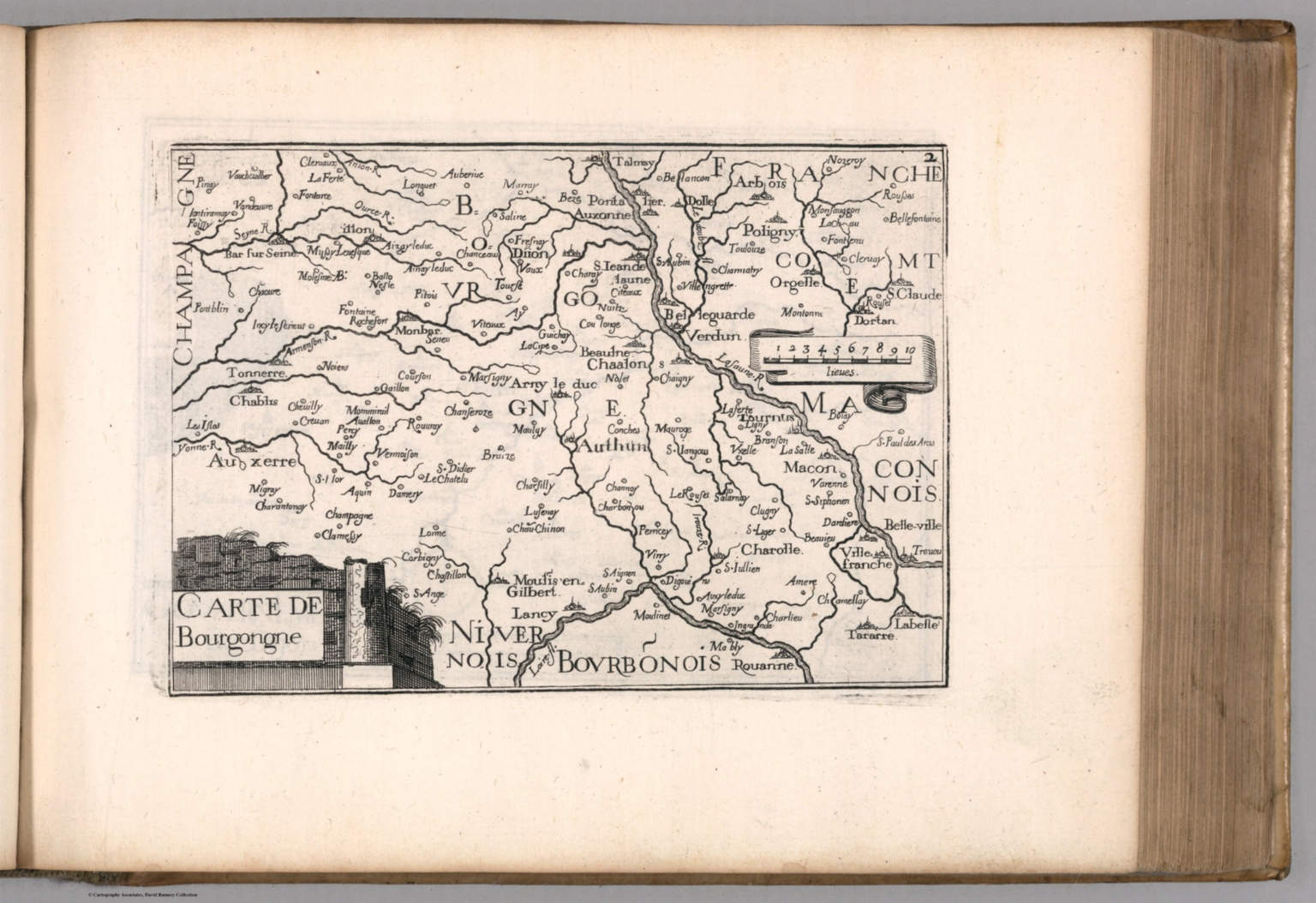 Carte de Bourgongne