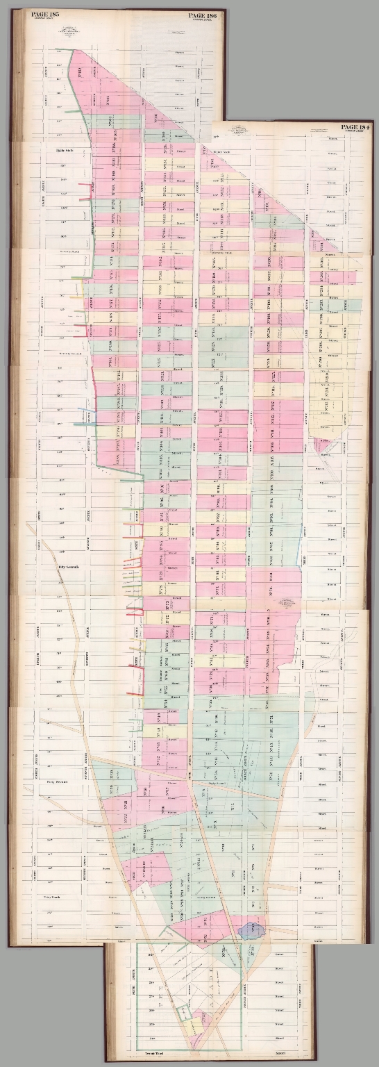 Composite Map: Pages 155-186. New York Common Lands