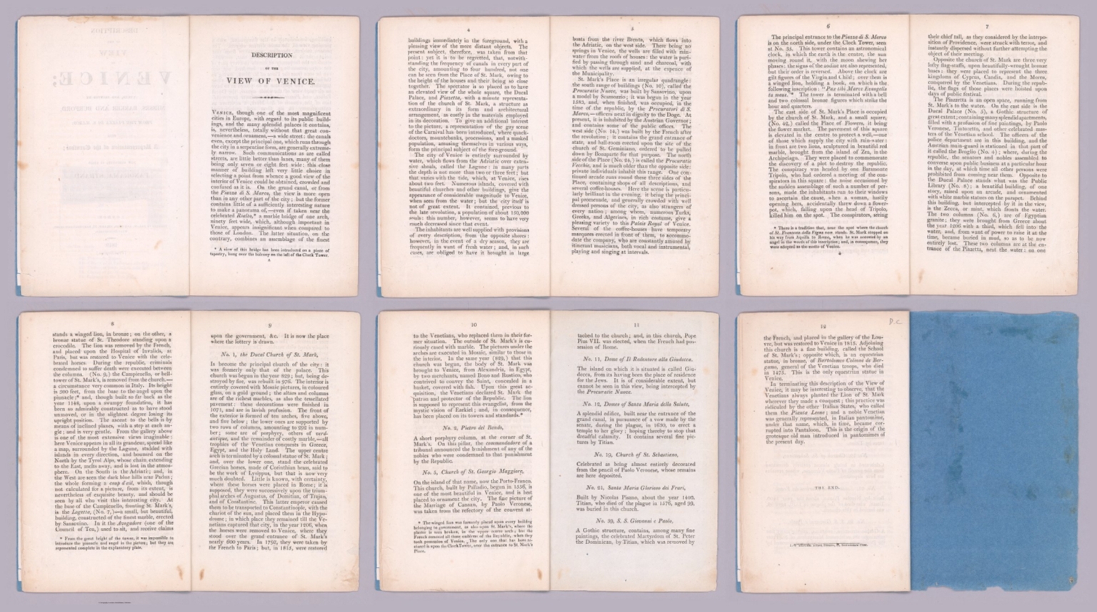 Composite Text: Description of the View of Venice