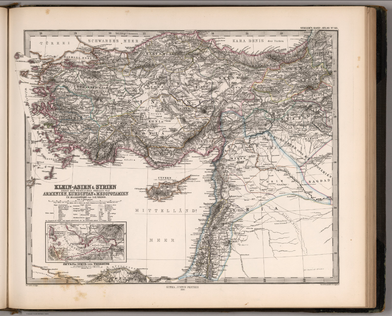 Klein-Asien & Syrien, Armenien, Kurdistan & Mesopotamien (Asia Minor, Syria, Kurdistan, Mesopotamia).