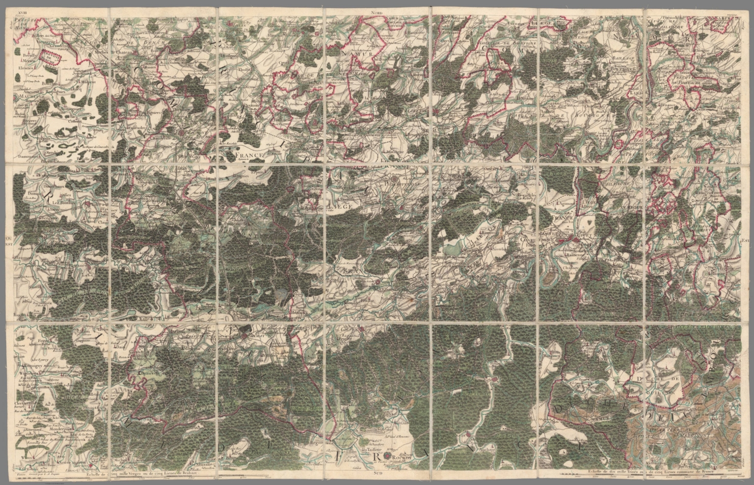 No. 18. Carte chorographique des Pays-bas autrichiens