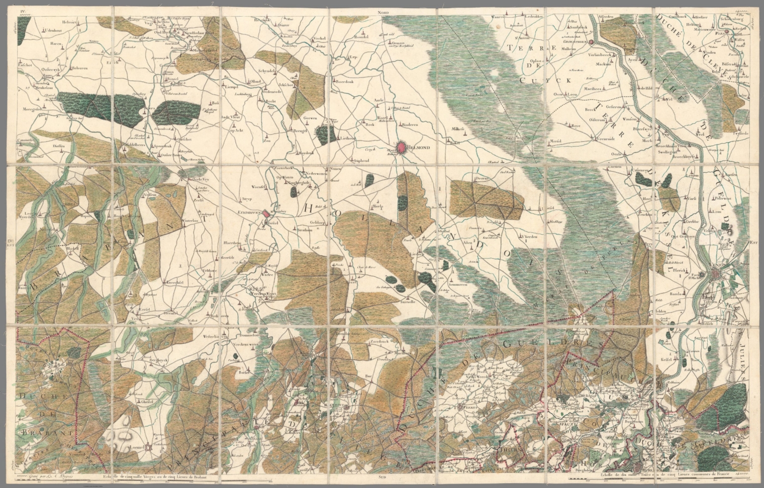 No. 4. Carte chorographique des Pays-bas autrichiens