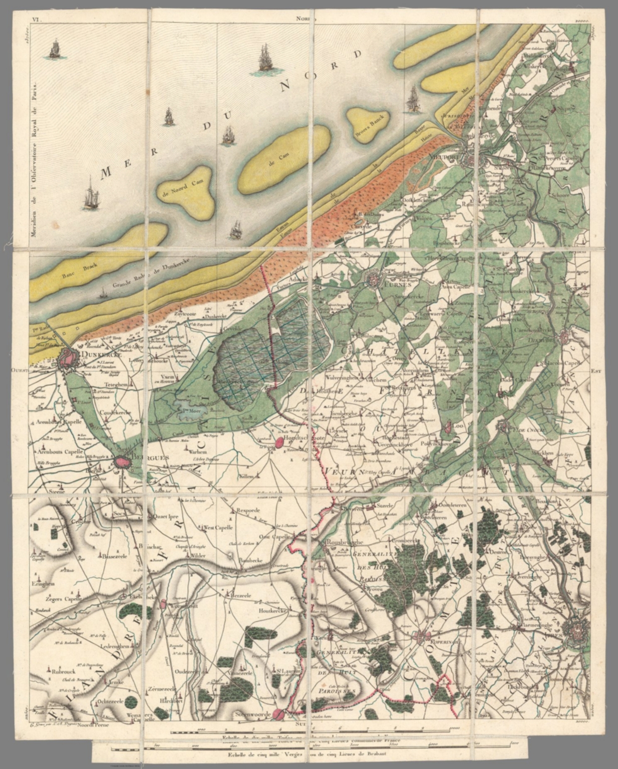 No. 6. Carte chorographique des Pays-bas autrichiens