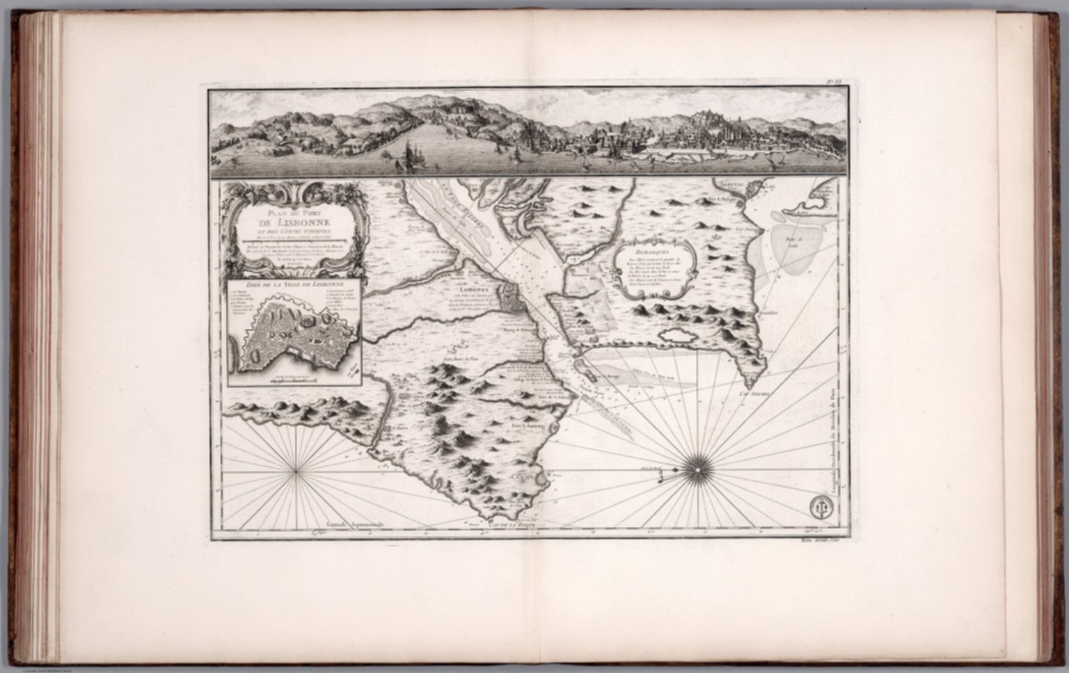Plan du Port de Lisbonne.