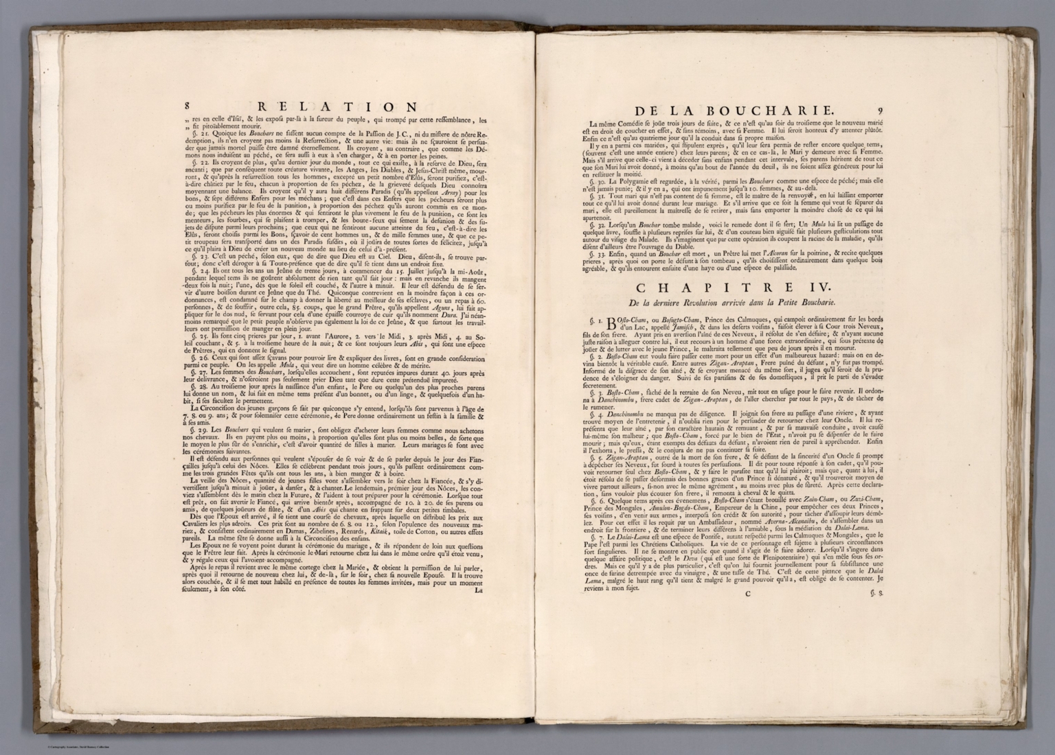 Text: (Continues) Relation de la Boucharie
