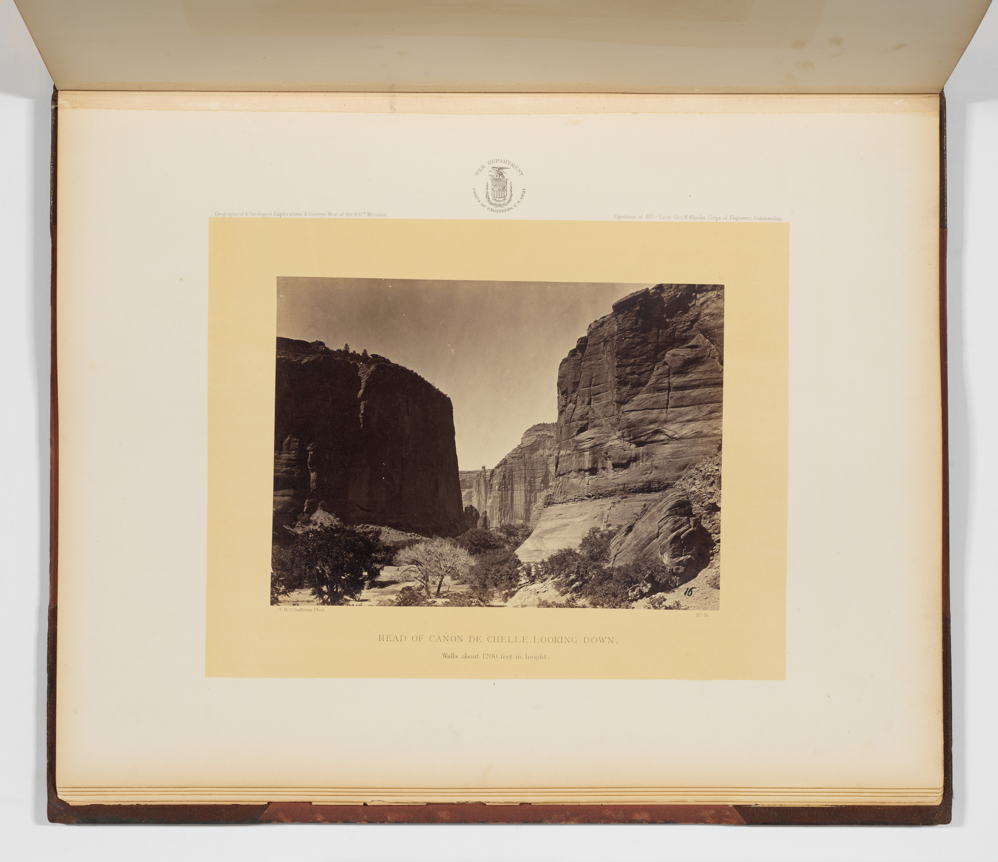 Photographs Showing Landscapes, Geological and Other Features, of Portions of the Western Territory of the United States, Obtained in connection with Geographical and Geological Explorations and Surve