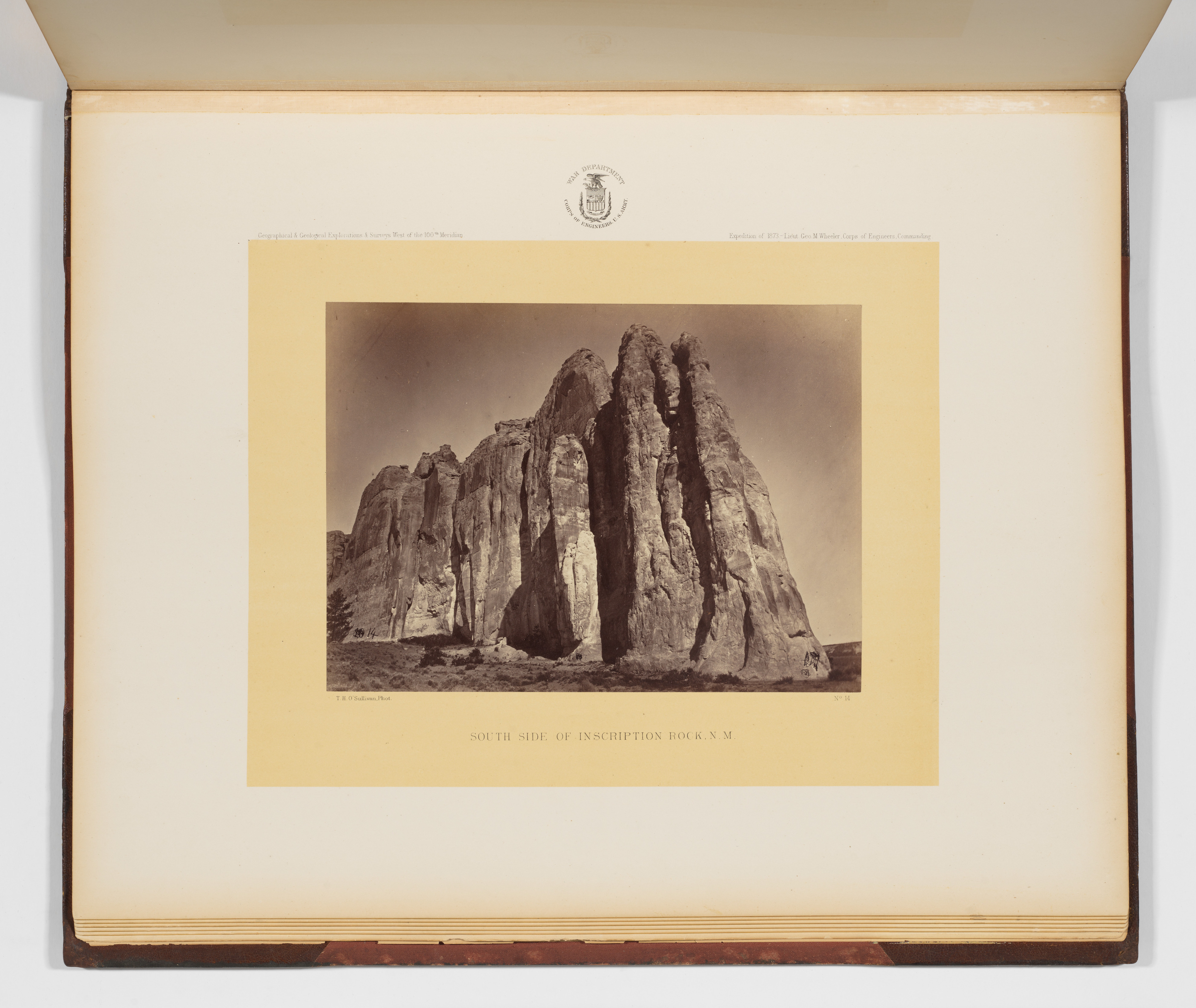 Photographs Showing Landscapes, Geological and Other Features, of Portions of the Western Territory of the United States, Obtained in connection with Geographical and Geological Explorations and Surve