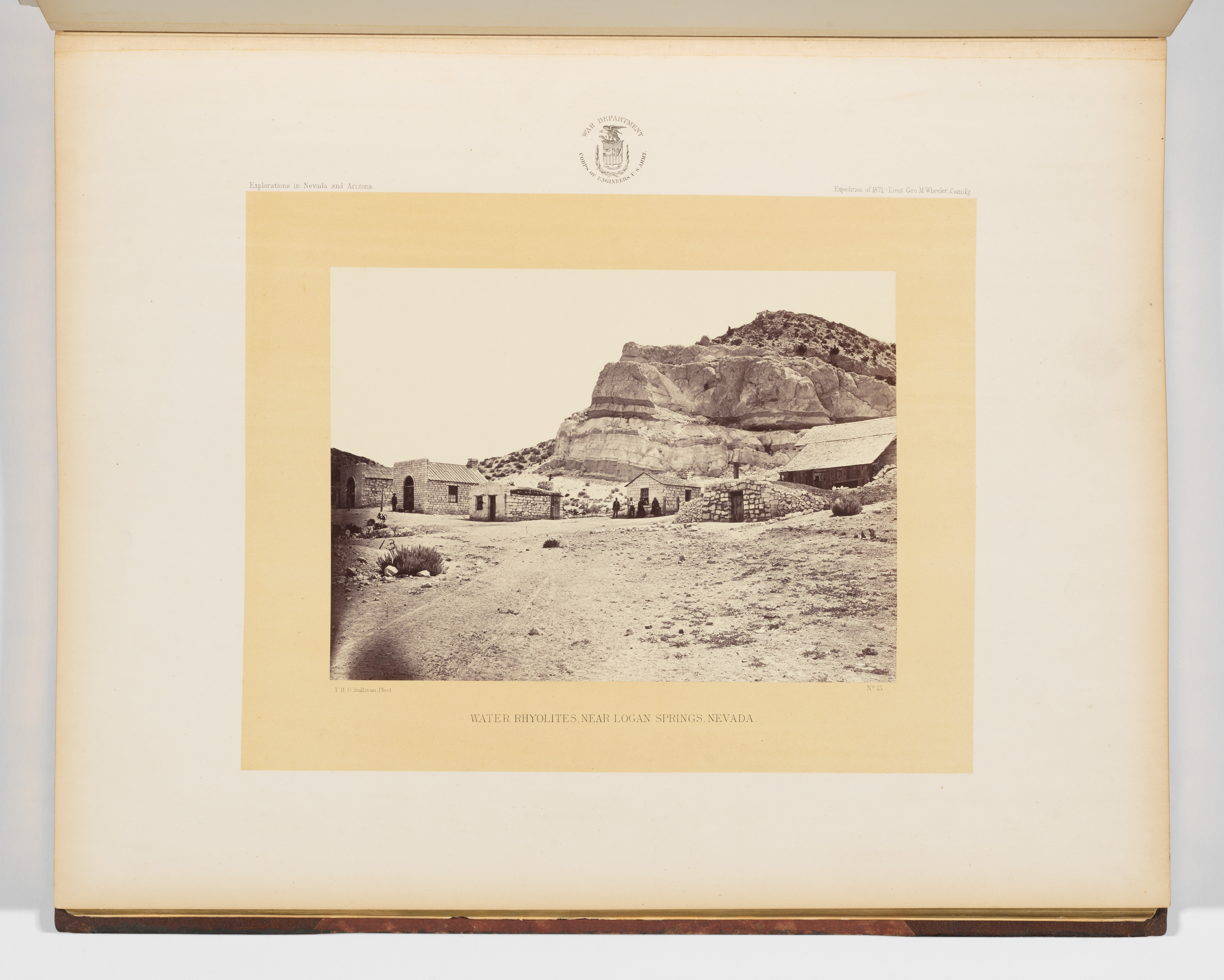 Photographs Showing Landscapes, Geological and Other Features, of Portions of the Western Territory of the United States, Obtained in connection with Geographical and Geological Explorations and Surve