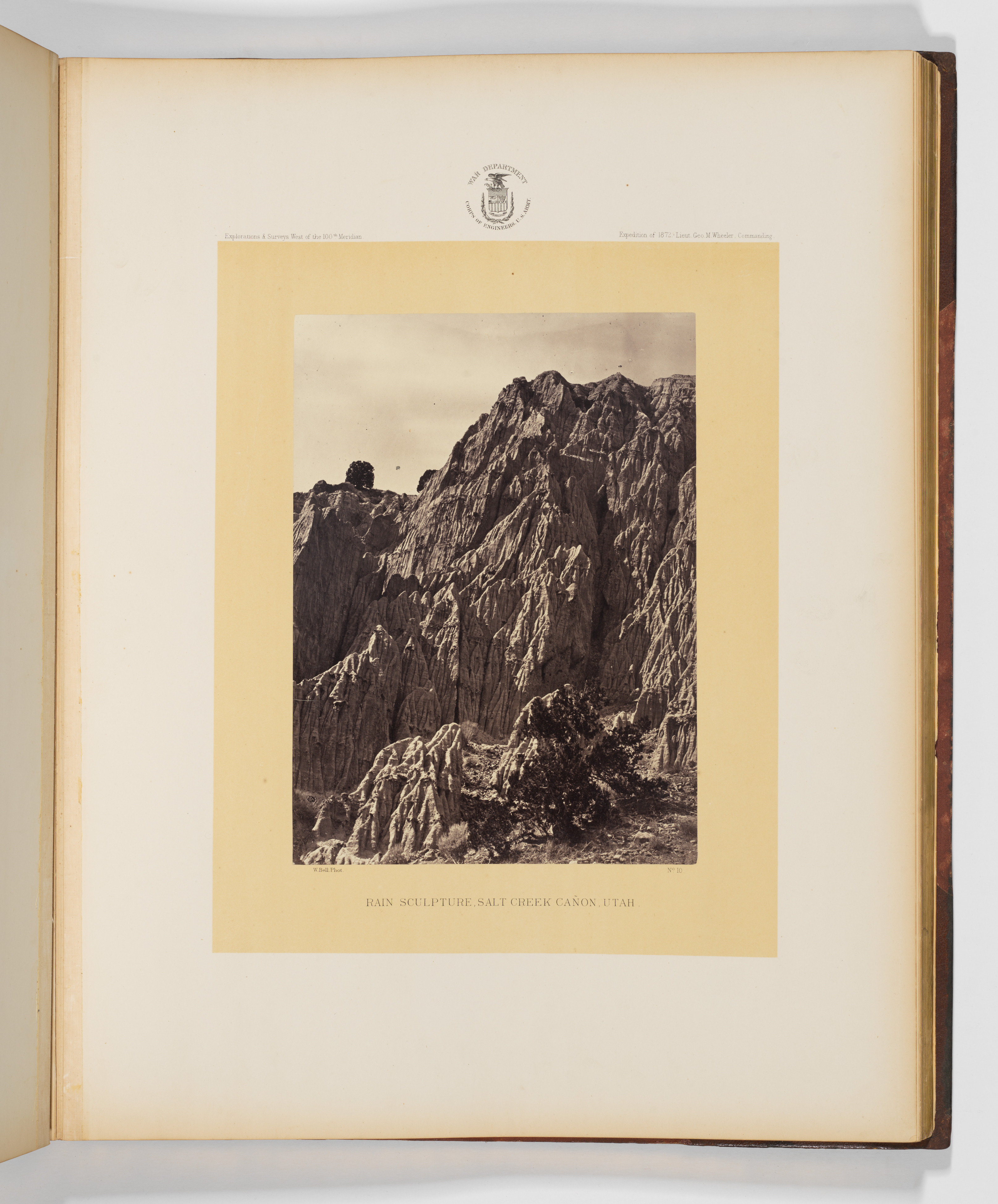 Photographs Showing Landscapes, Geological and Other Features, of Portions of the Western Territory of the United States, Obtained in connection with Geographical and Geological Explorations and Surve