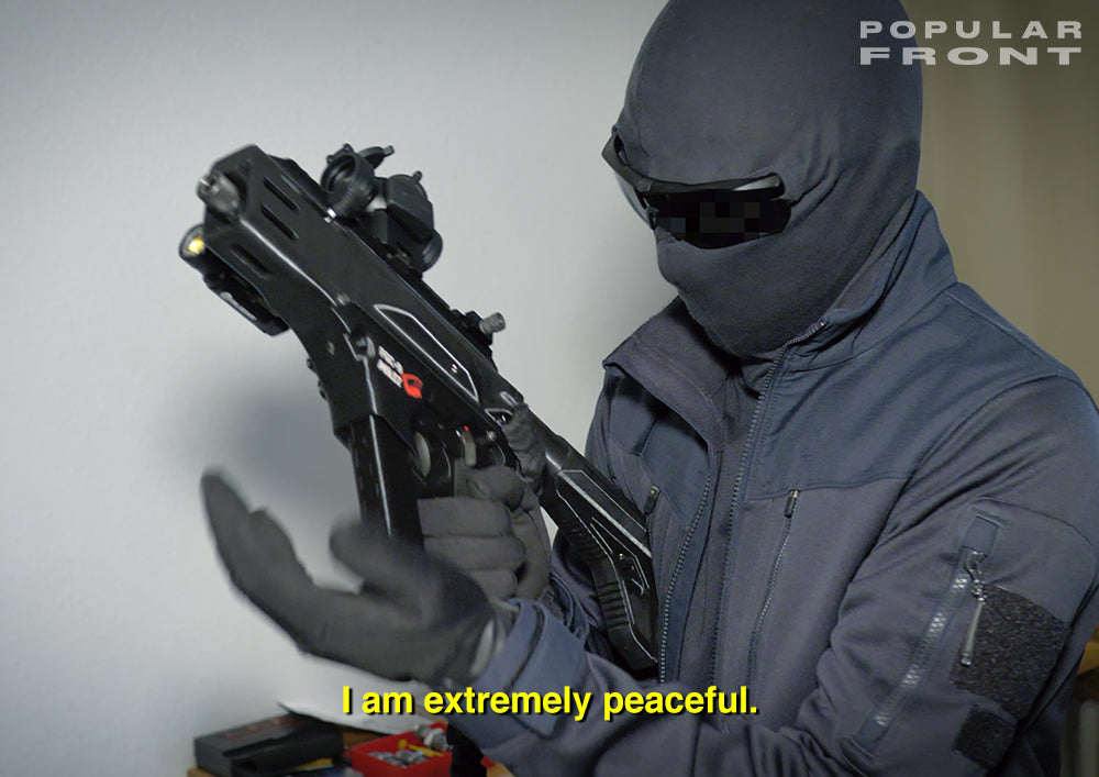 I am extremely peaceful – Popular Front print