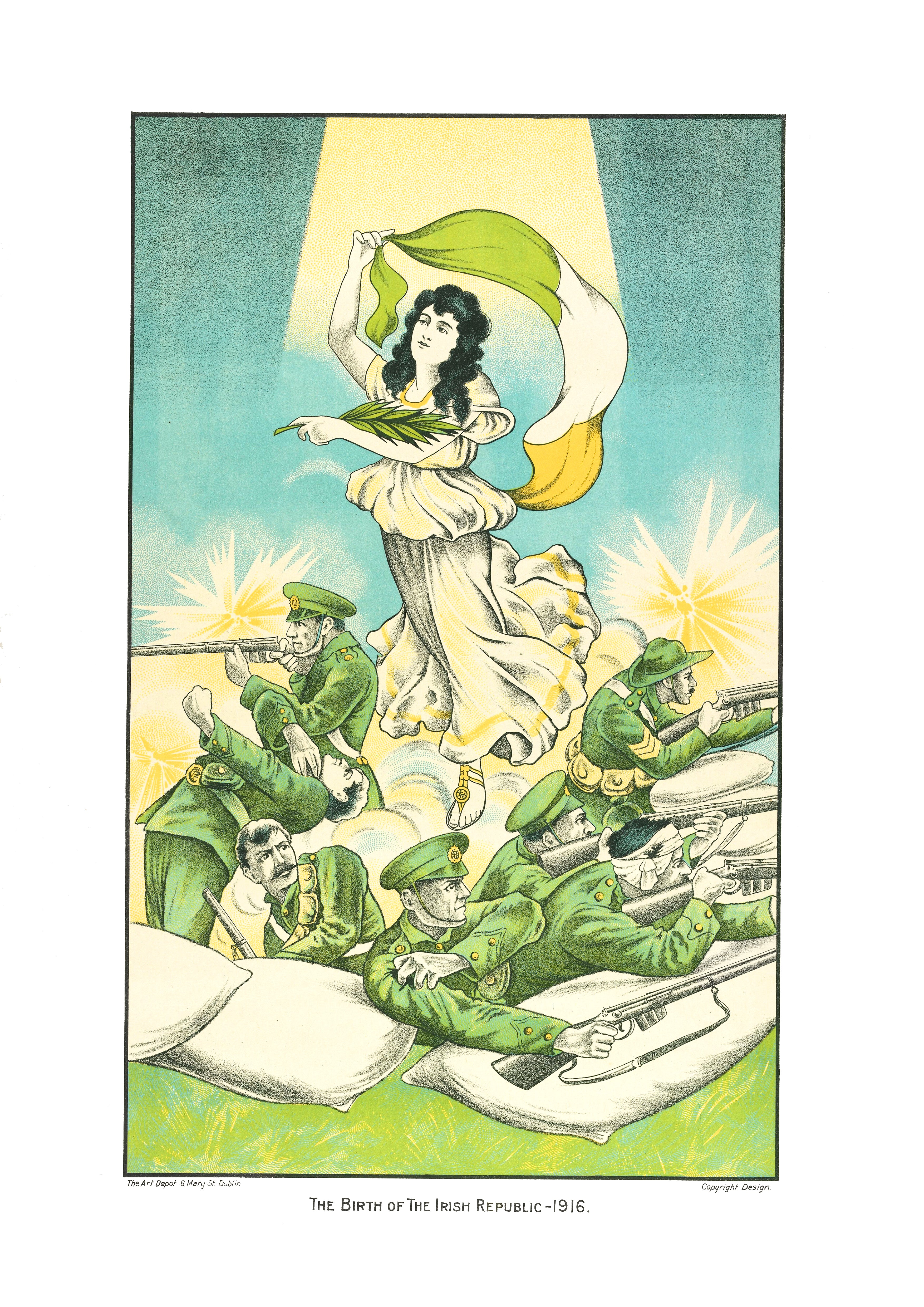 The Birth of the Irish Republic — Irish poster