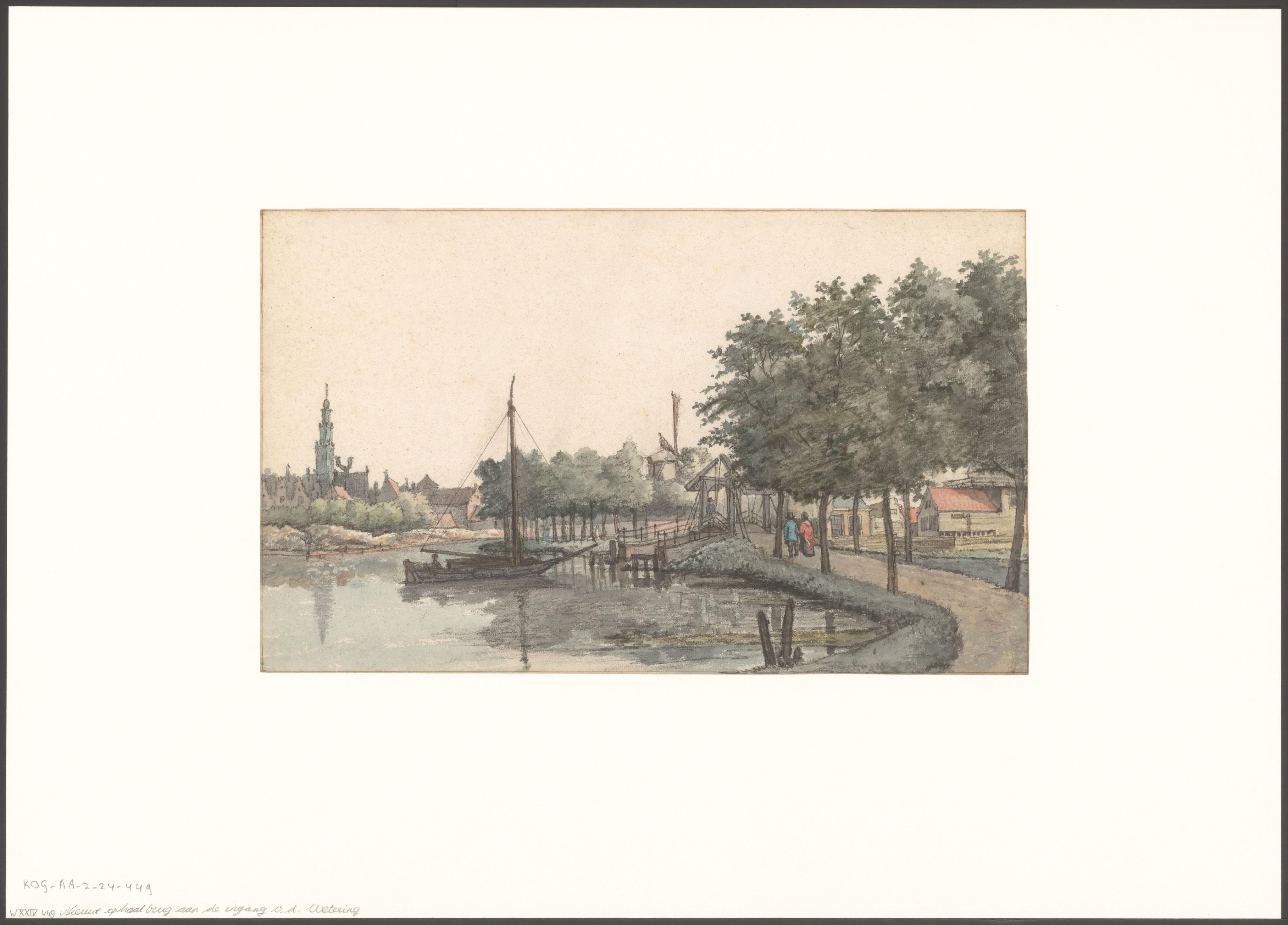 Gezicht op het Singel vanaf de Nassaukade
