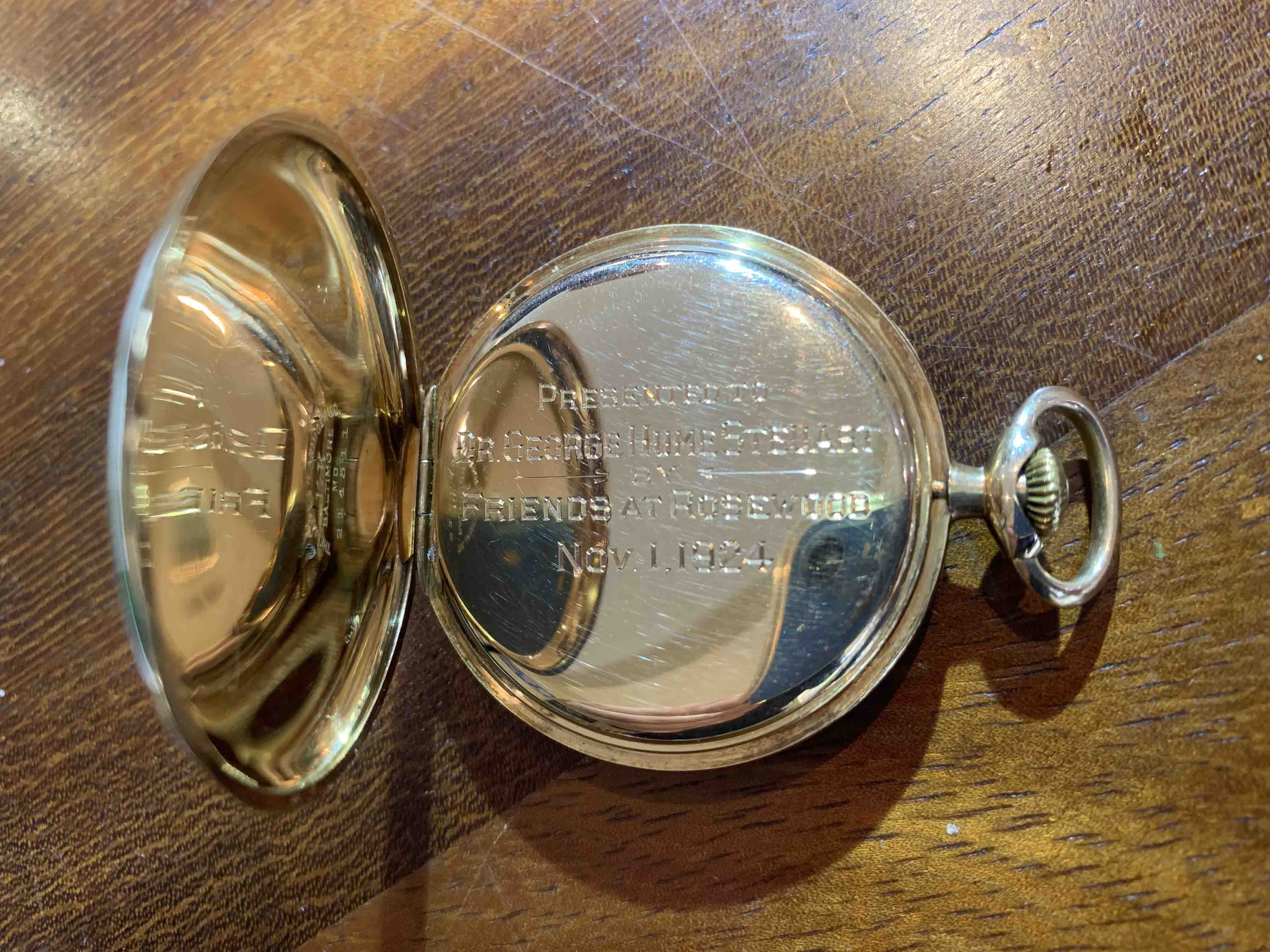 1924 Waltham Gold Pocket Watch