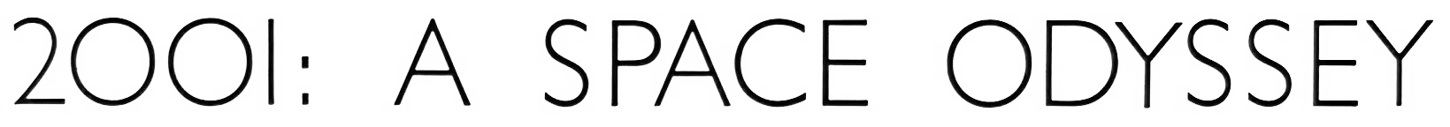 2001 A Space Odyssey (logo)