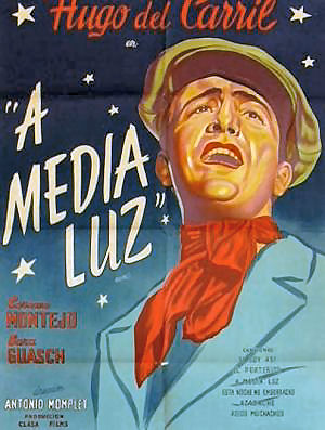 A media luz poster