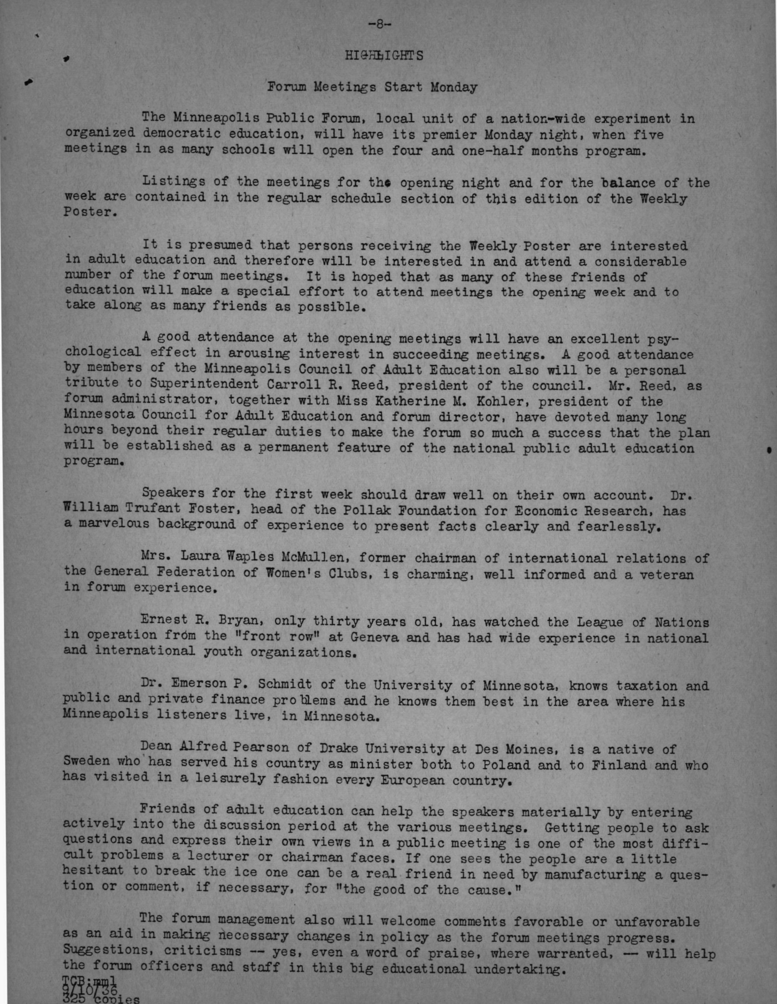 Adult Education Weekly Poster, September 13, 1936, Bulletin -46; Adult Education Weekly Poster - DPLA - 4cb6546c4948813f94d9299634000e07 (page 10)