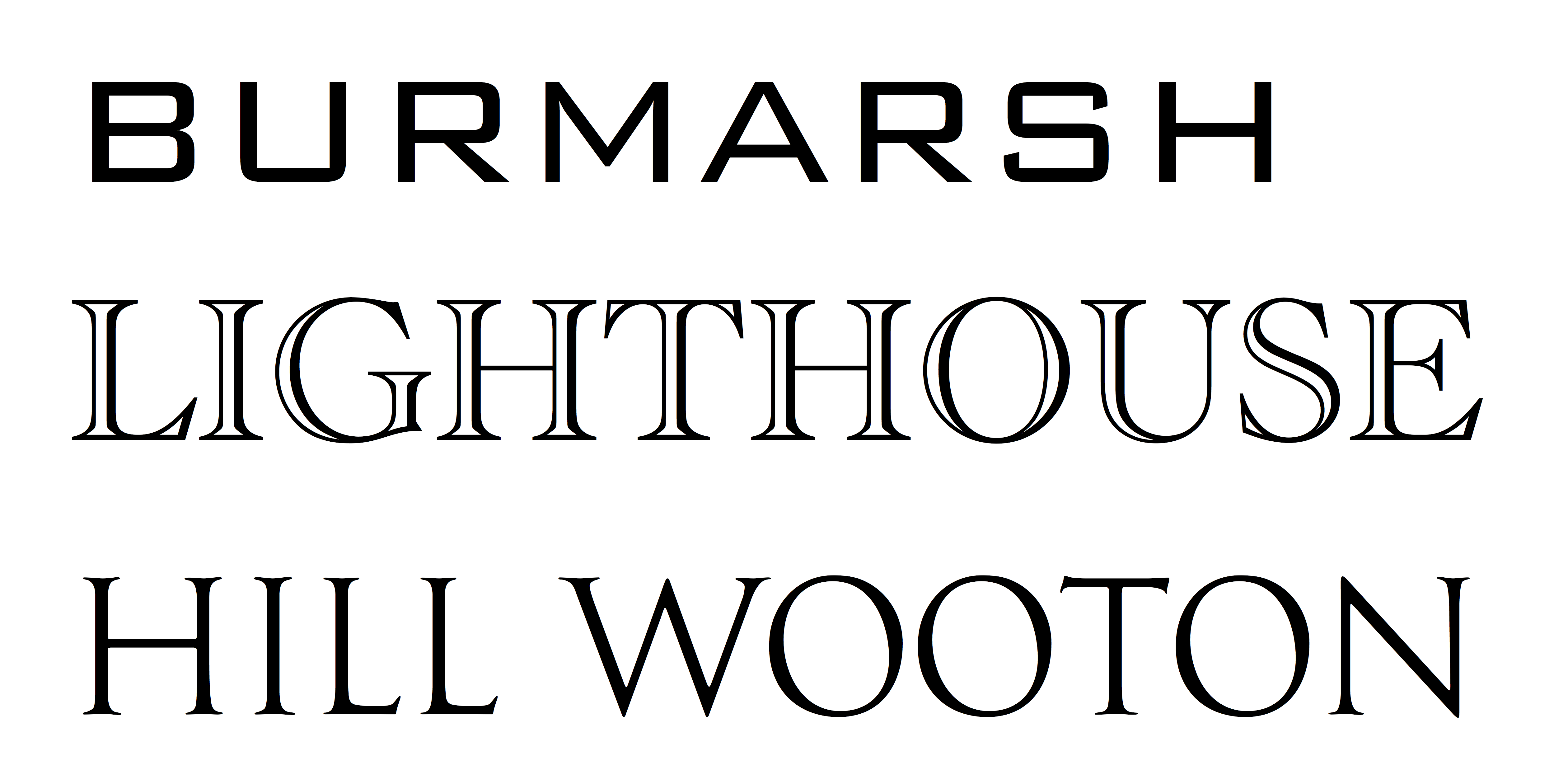 Display typefaces