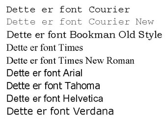 Fonter