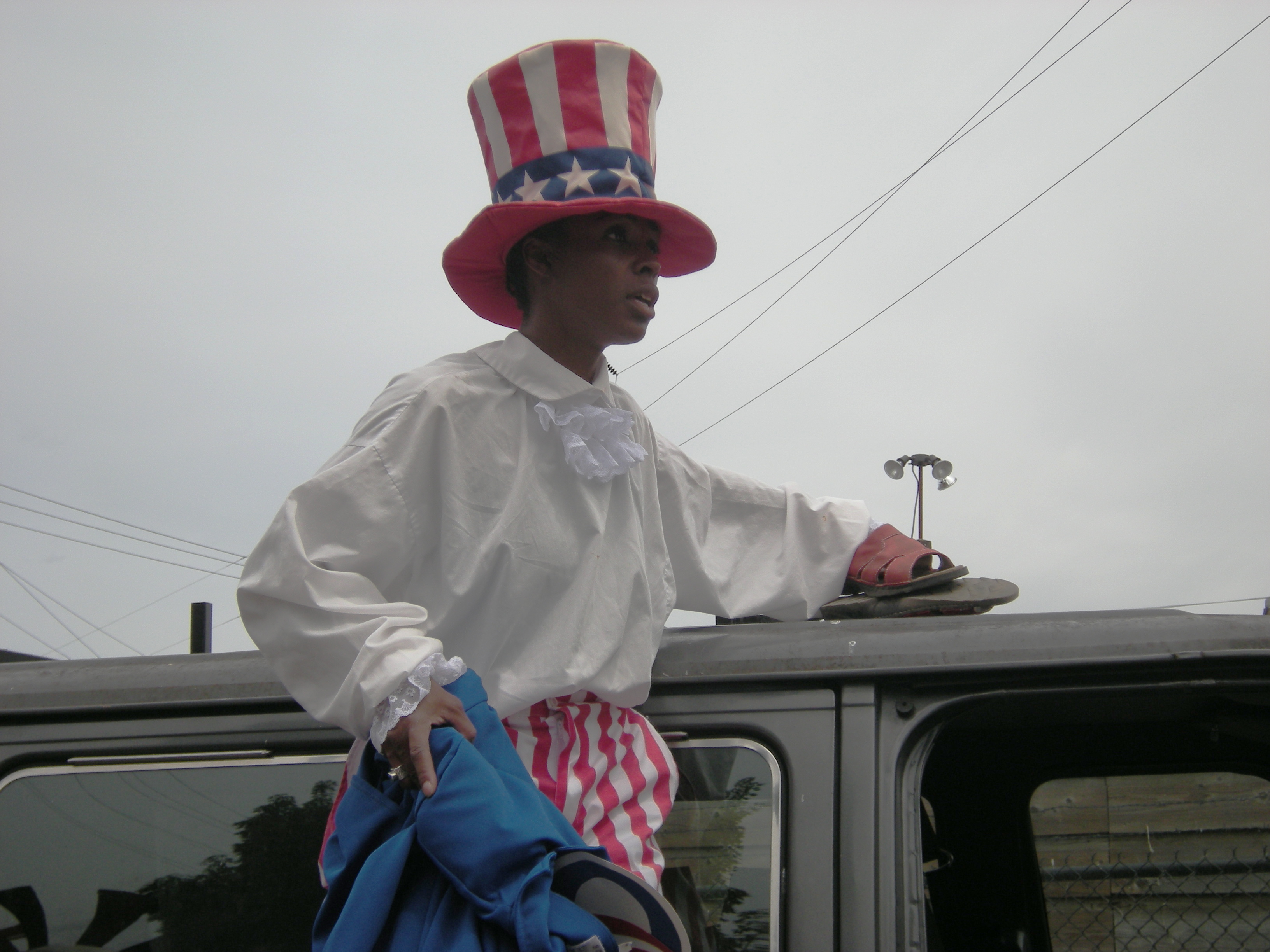 Fremont Solstice Parade 2008 - Uncle Sam 03A