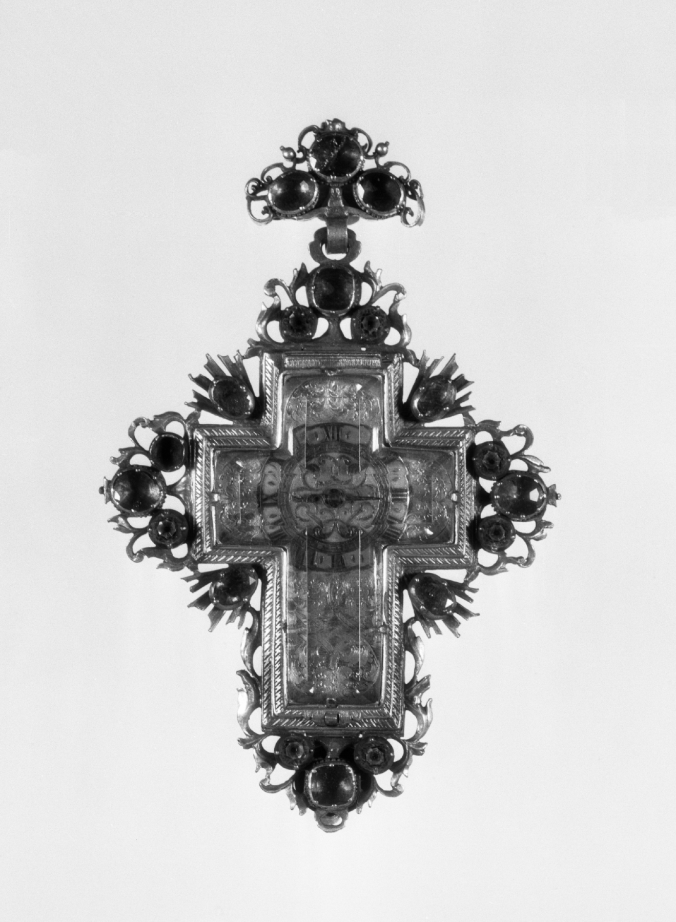 Gottfried Torboch - Jeweled Cruciform Watch with Rock Crystal Case - Walters 5827
