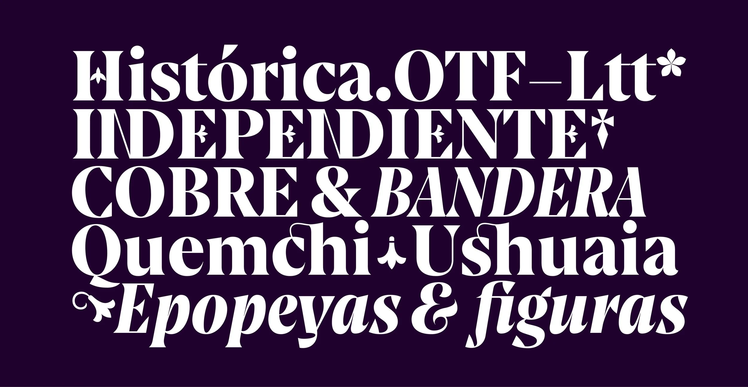 Histórica.otf Typeface