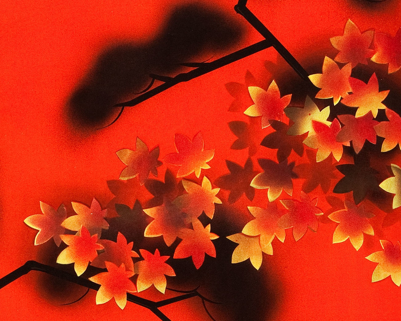 Japanese maple art - 1930s Japan Travel Poster - 03 (cropped)