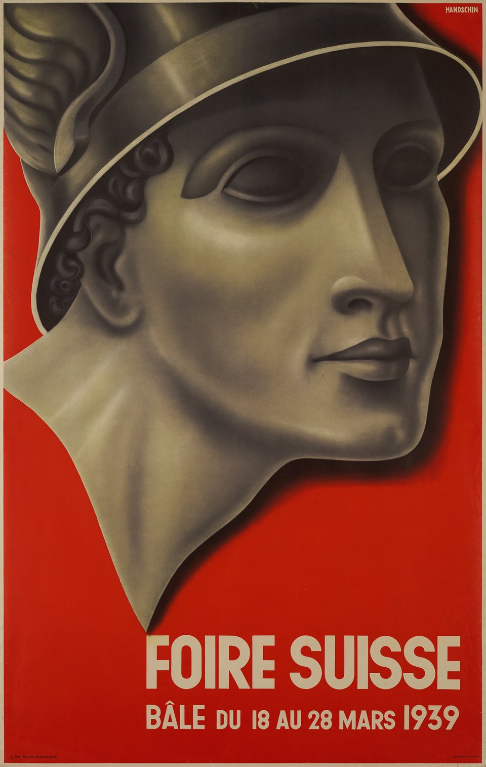 Johannes Handschin - Poster Foire Suisse Bâle 1939