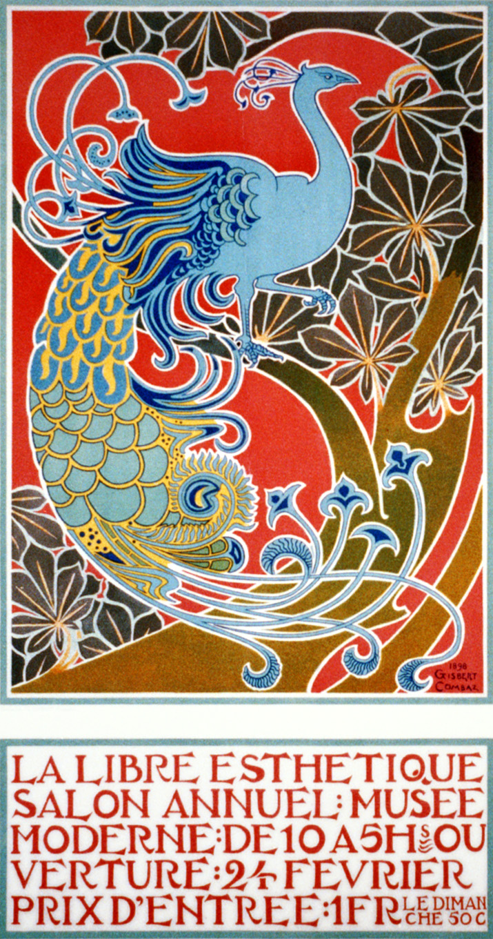 La Libre Esthétique salon annuel, exhibition poster, 1898