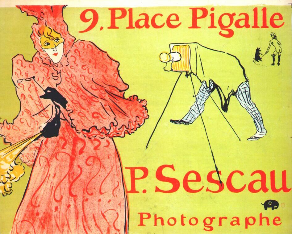 Lautrec the photographer sescau (poster) 1894
