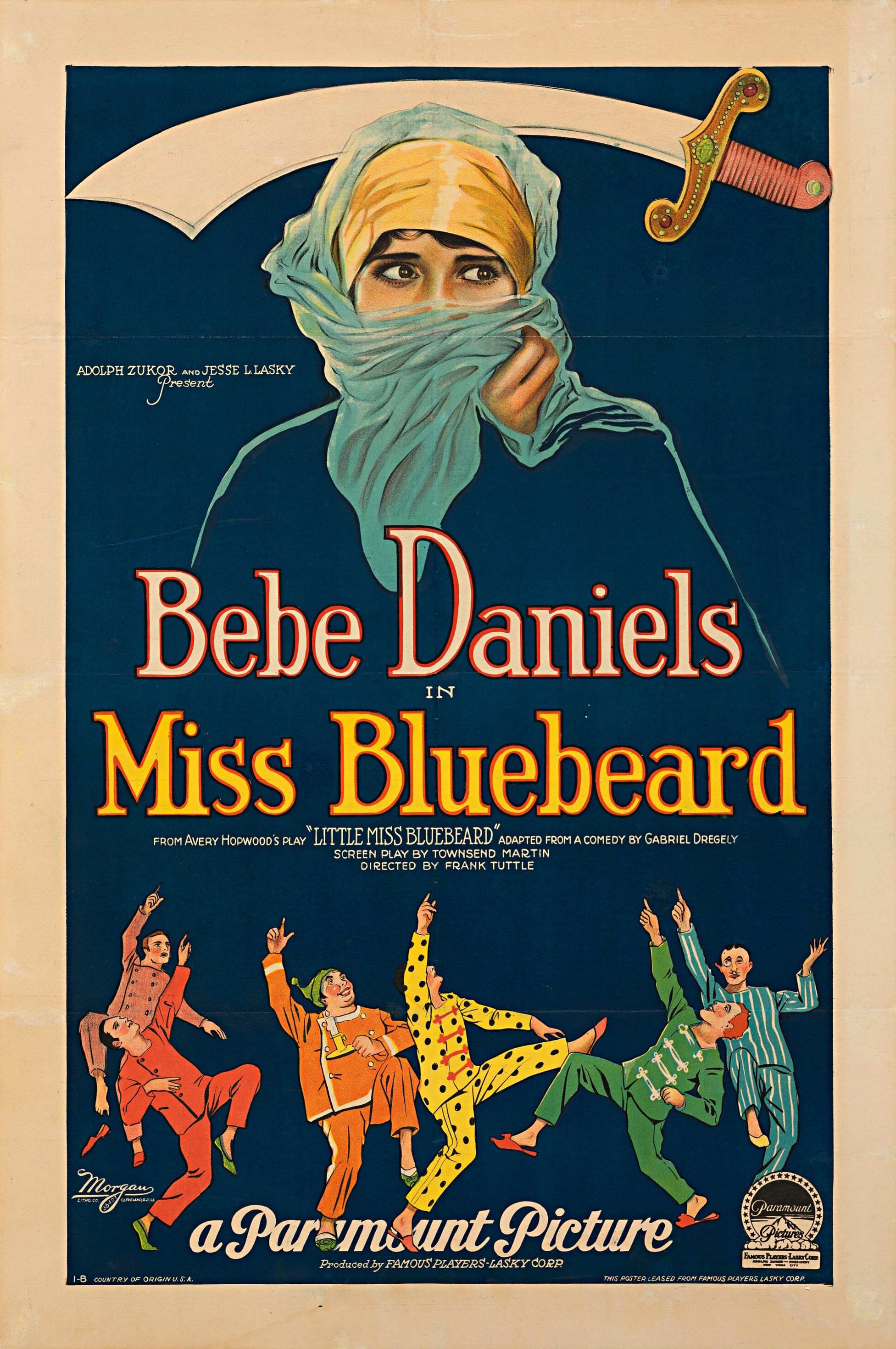 Miss Bluebeard (1925) poster