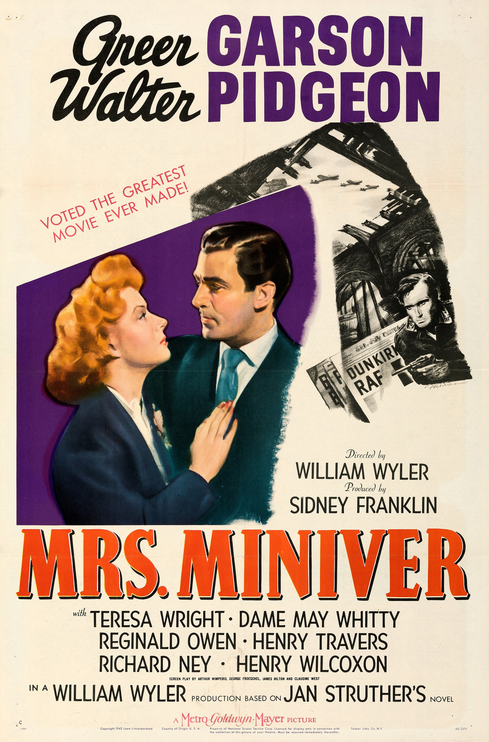 Mrs. Miniver (1942 poster - Style C)