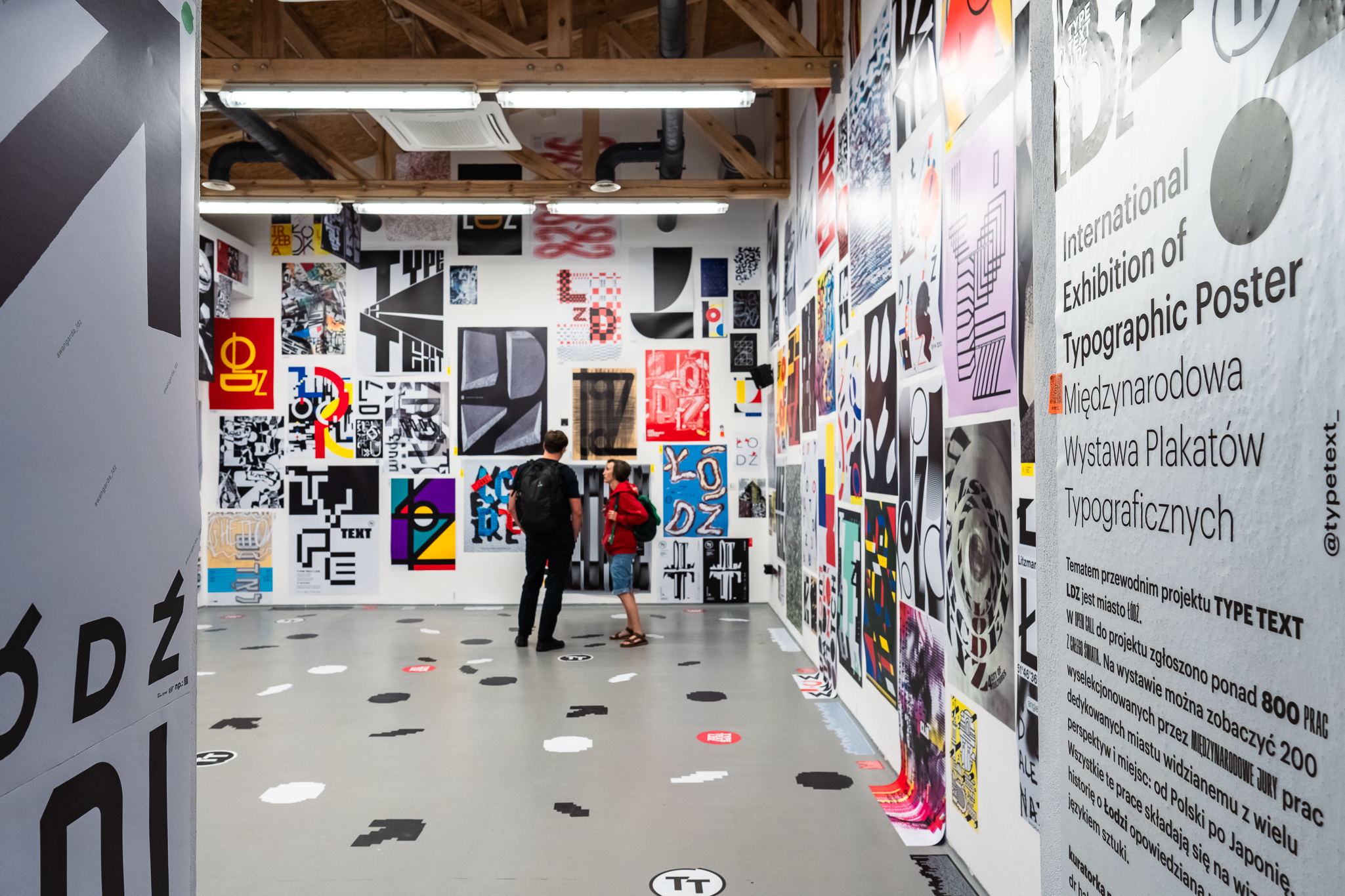 Łódź Design Festival 2024, typographic poster exhibition