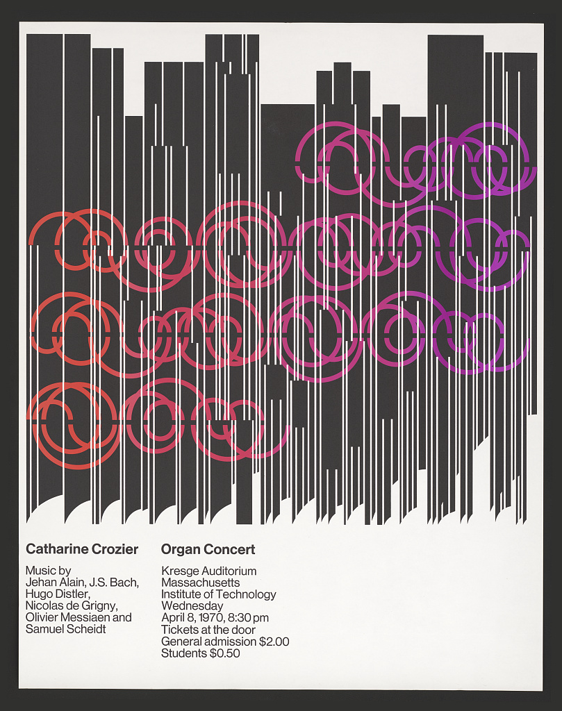 Organ concert poster, 1970