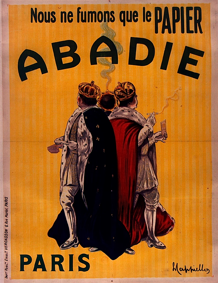 Papier Abadie poster Cappiello