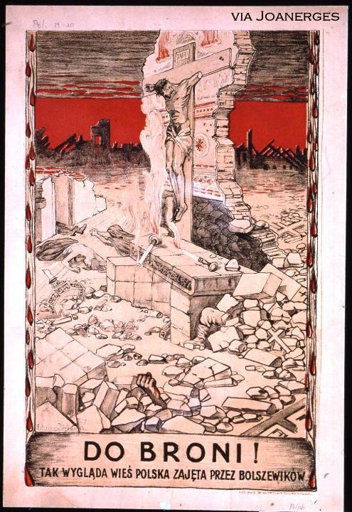 Polish-soviet propaganda poster 12