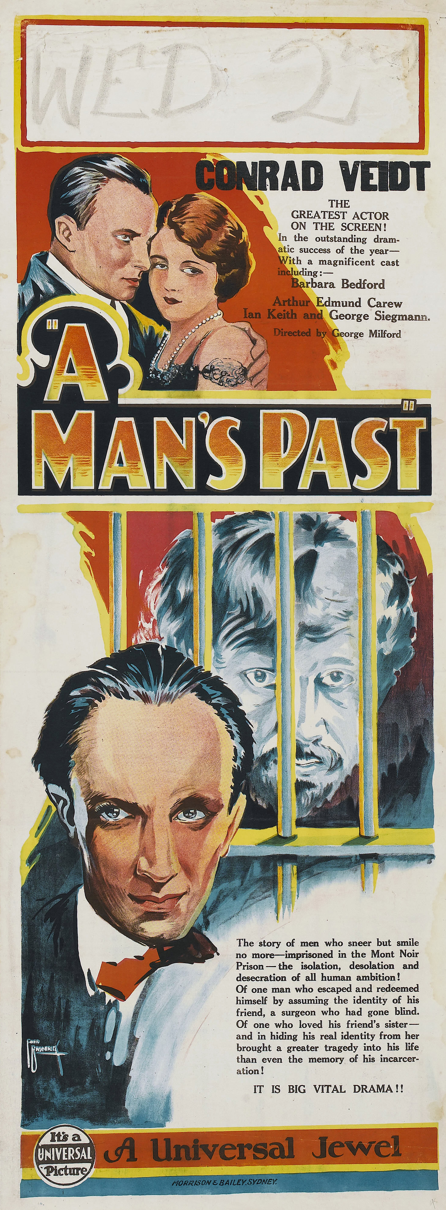 Poster - A Man's Past 01