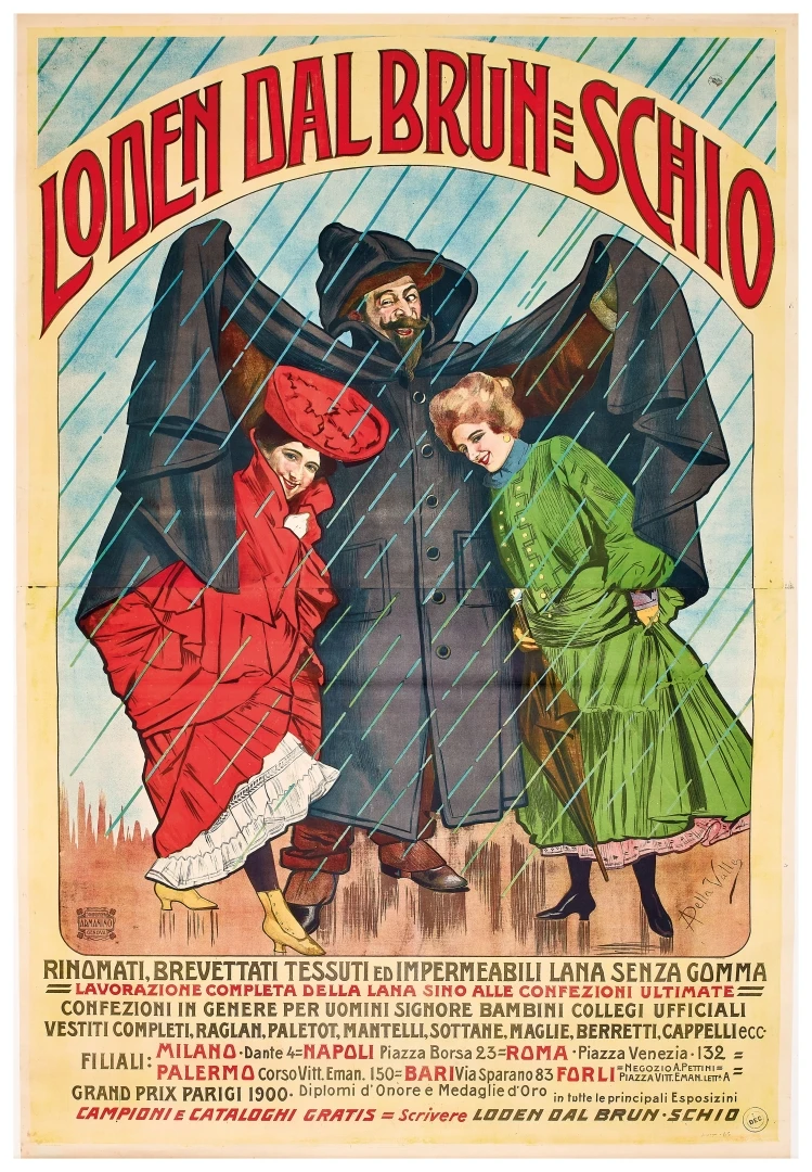Poster by Alberto della Valle gor loden dal Brun