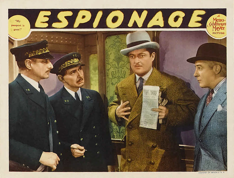 Poster - Espionage (1937) 07