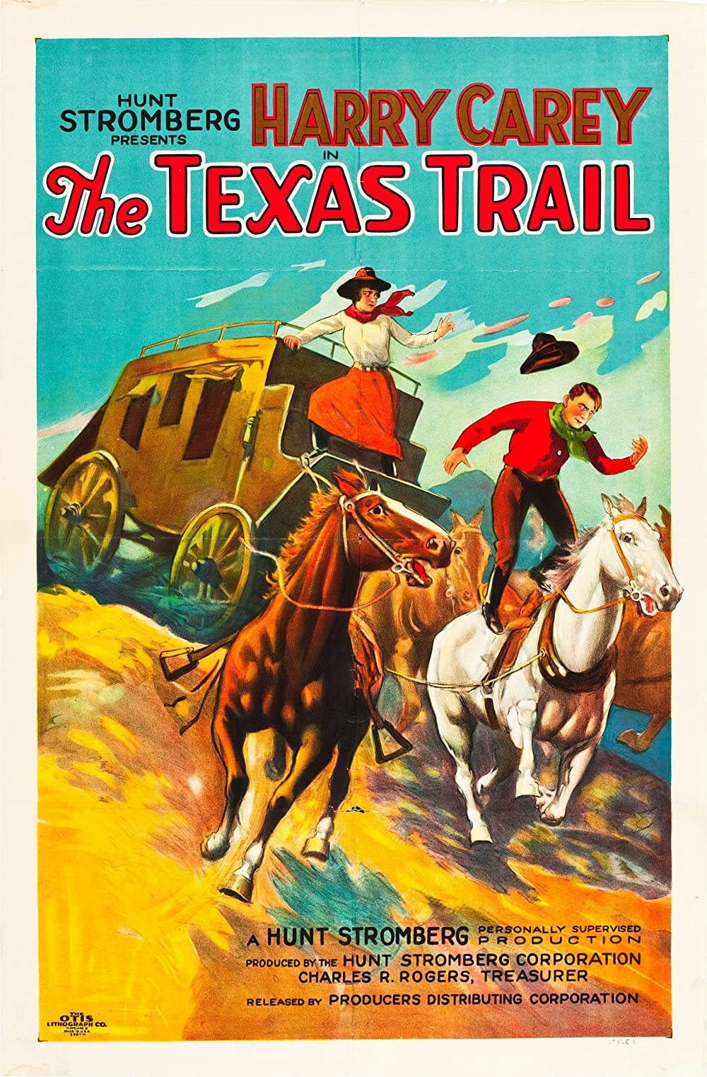 Poster for The Texas Trail (1925)