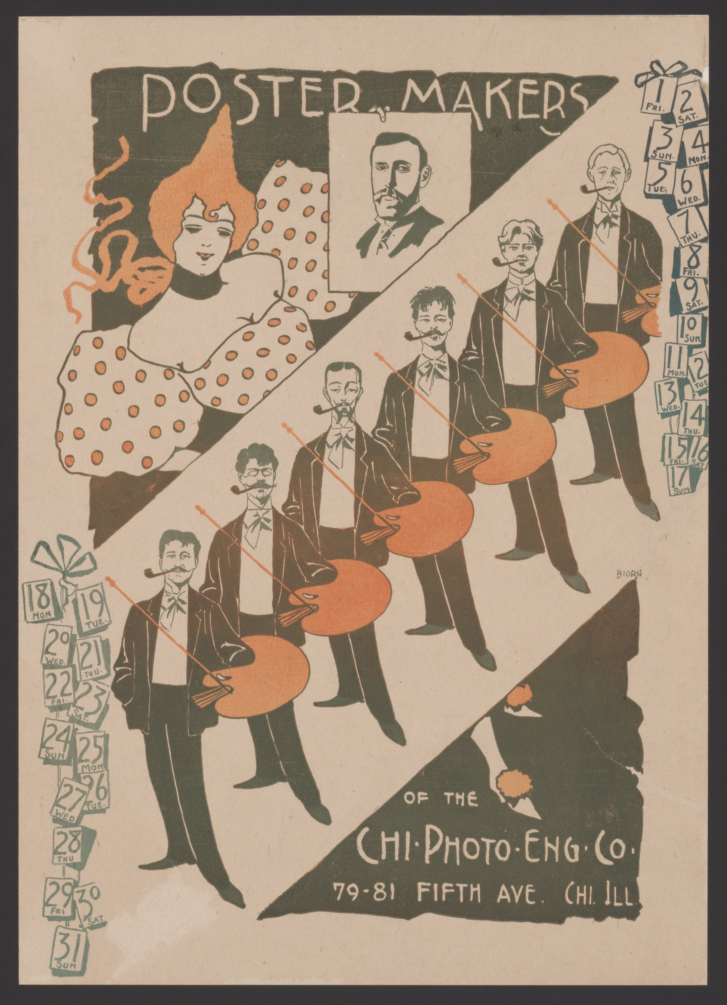 Poster makers of the Chicago Photo Engraving Co. LCCN2014647811