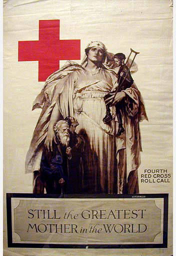 Red Cross poster, United States, World War I (POSTERS 52)