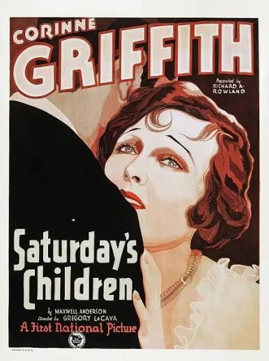 Saturday’s Children poster