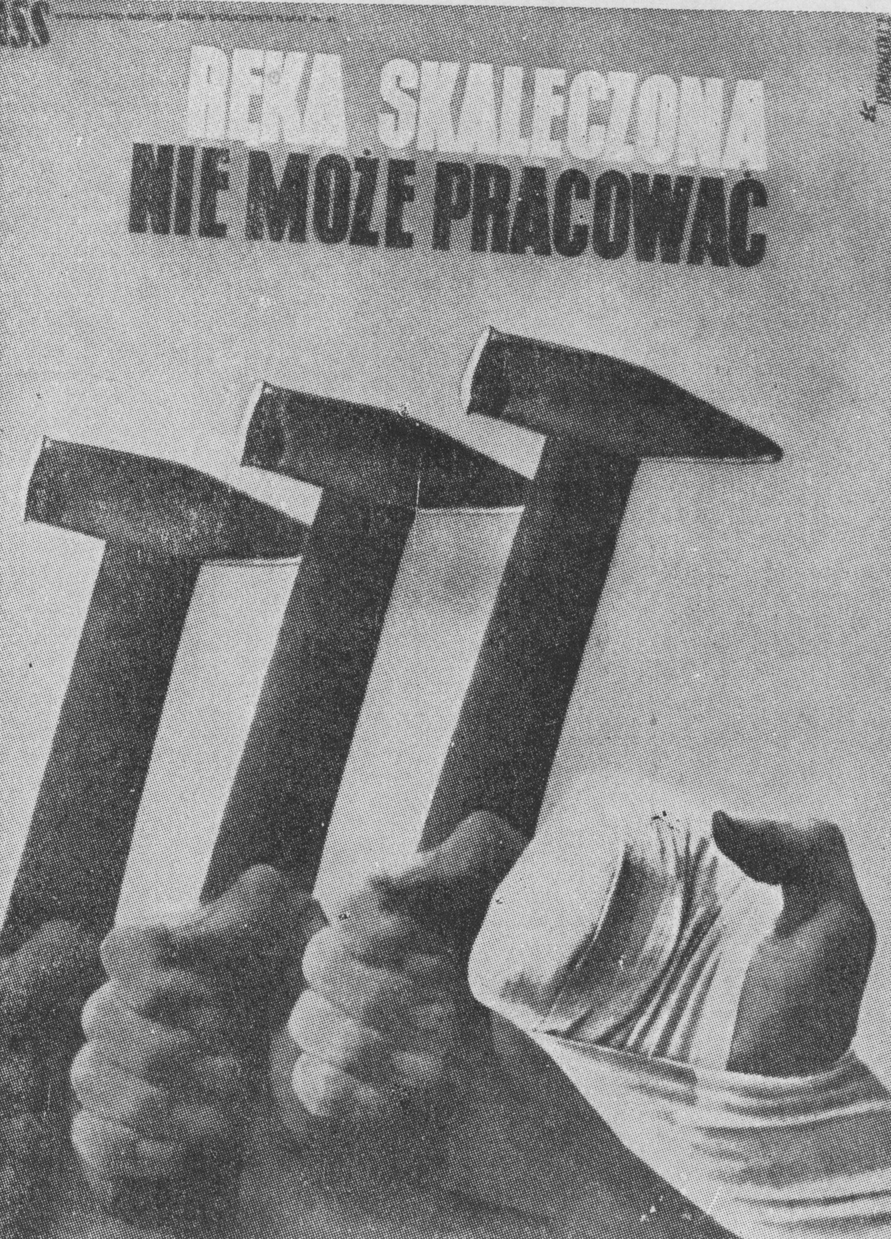 Tadeusz Trepkowski Ręka skaleczona nie może pracować