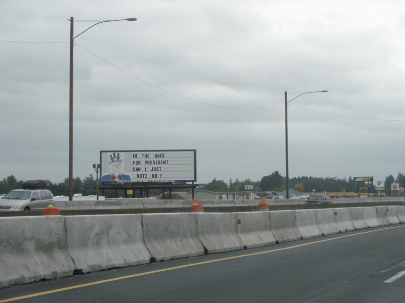Uncle Sam billboard, Washington