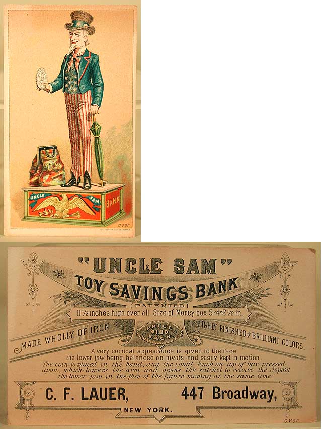 Uncle Sam coin bank