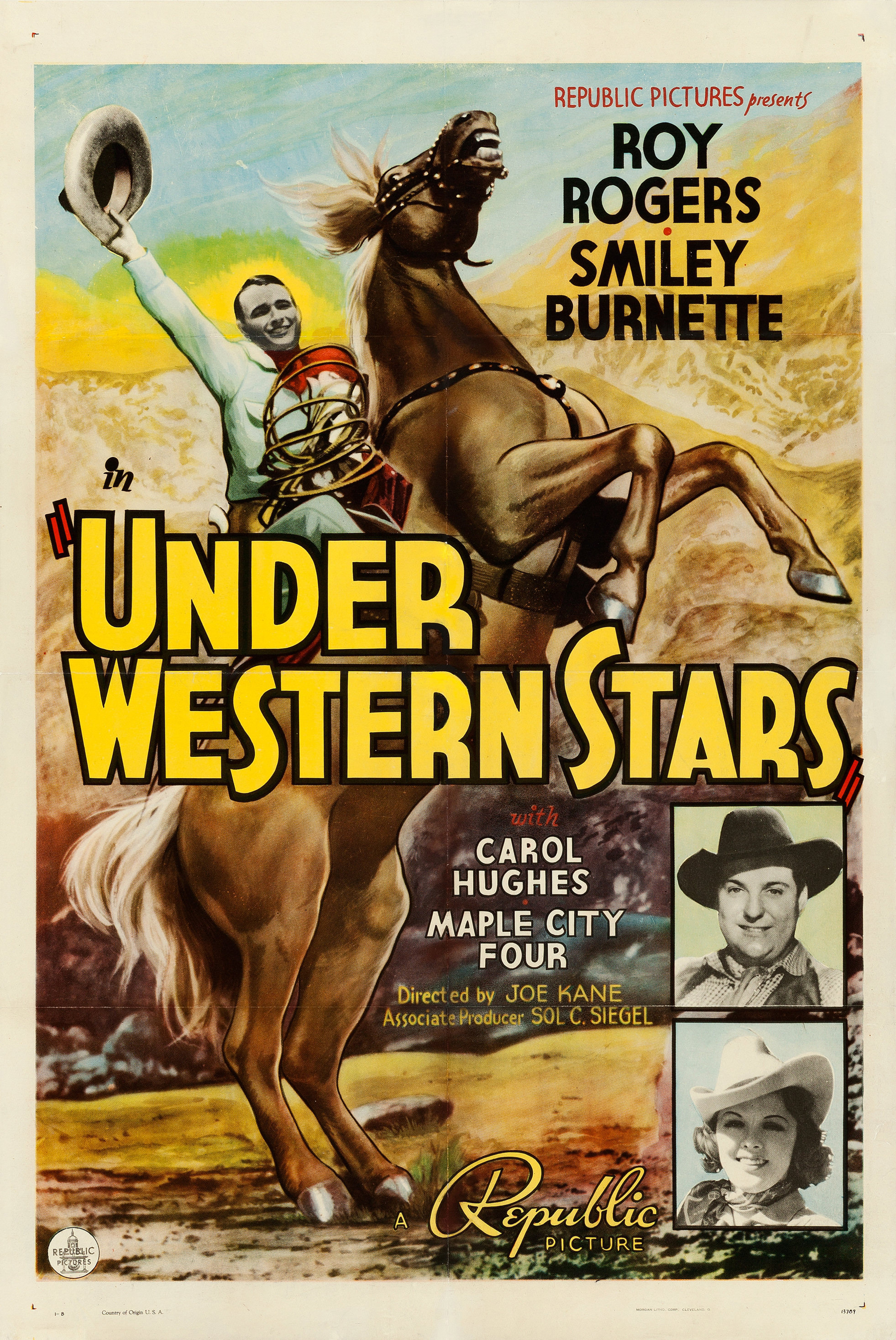 Under Western Stars (1938 poster)
