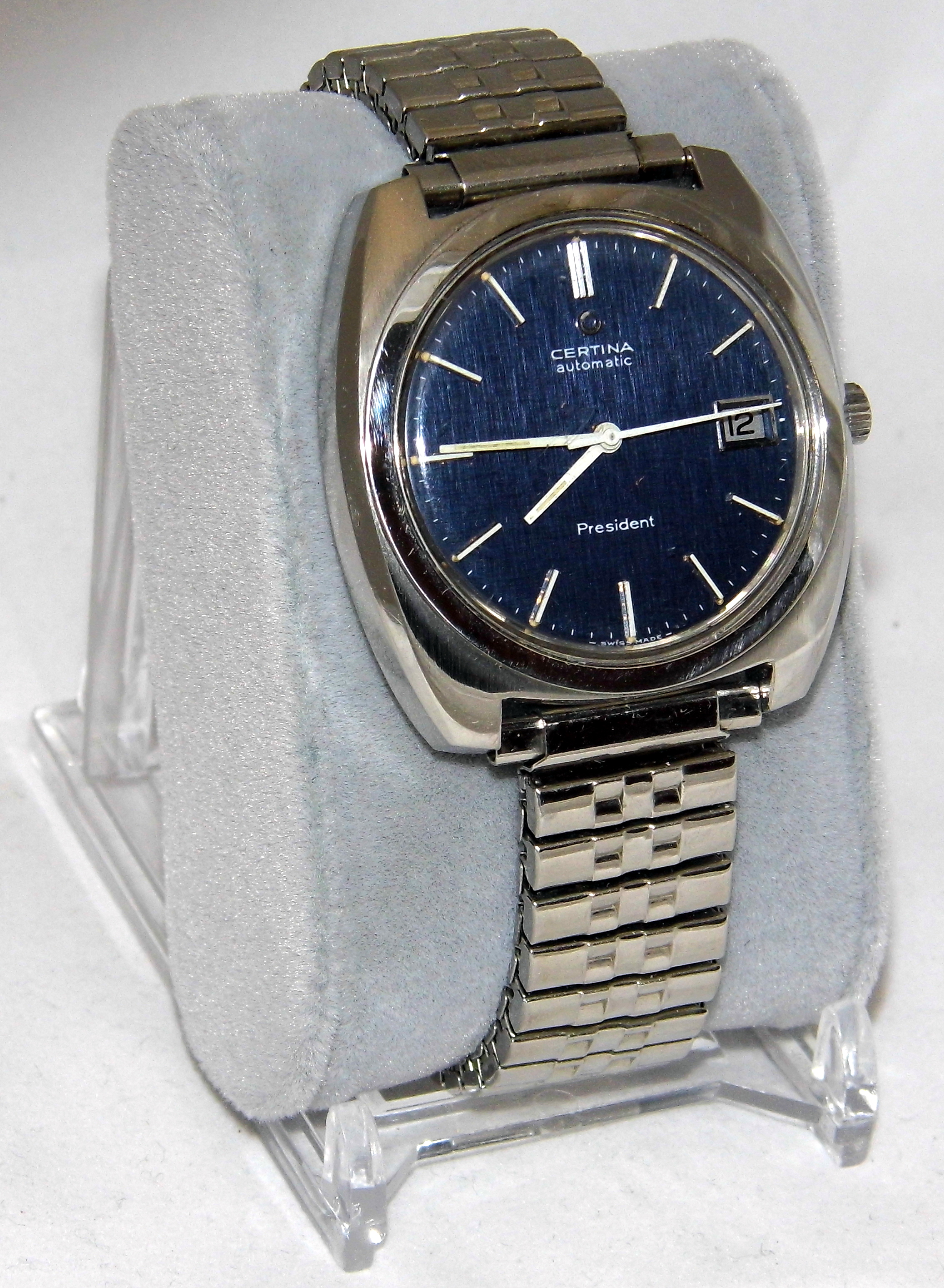 Vintage Certina President Automatic Men's Wrist Watch, Swiss Made (15858485258)